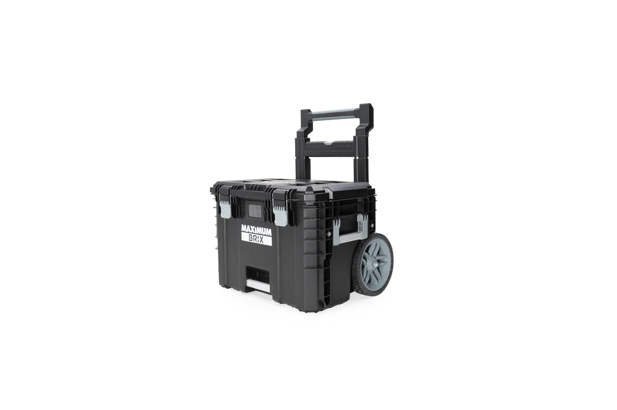 Brix Modular Portable Toolbox/Tool Storage System with Wheels, IP65, 23-in x 19-in x 33-in, 3-pc Q0W7 - product image 3