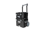 Brix Modular Portable Toolbox/Tool Storage System with Wheels, IP65, 23-in x 19-in x 33-in, 3-pc Q0W7 - product image 4