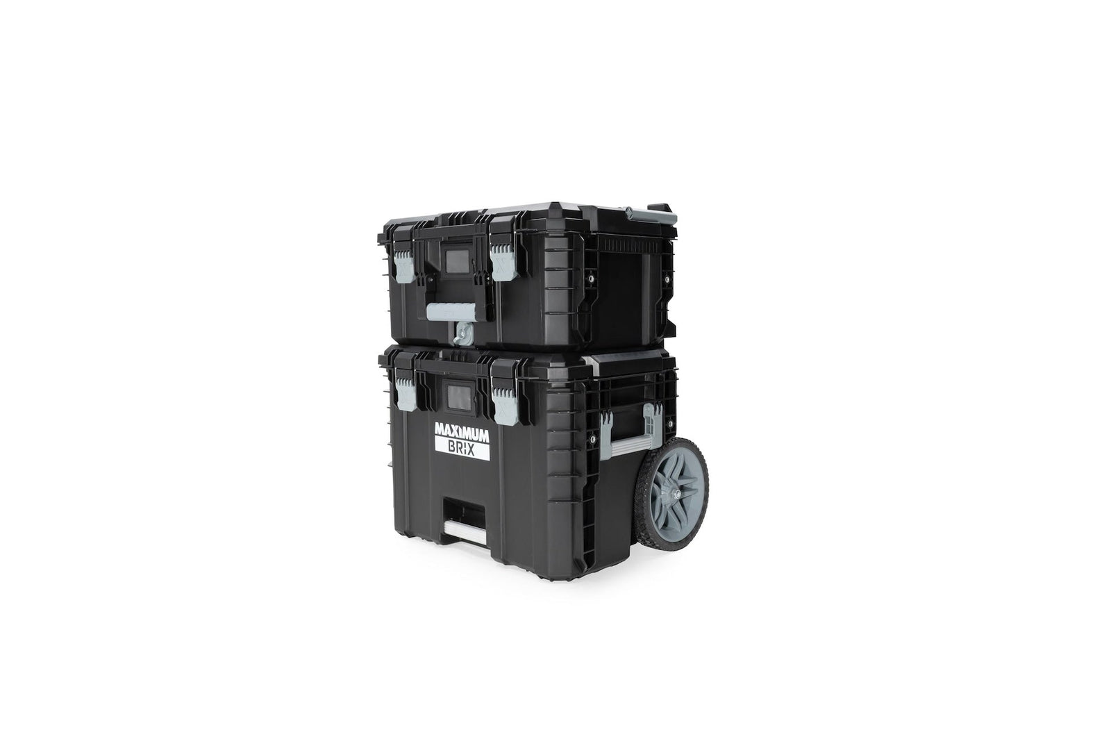 Brix Modular Portable Toolbox/Tool Storage System with Wheels, IP65, 23-in x 19-in x 33-in, 3-pc Q0W7 - product image 5