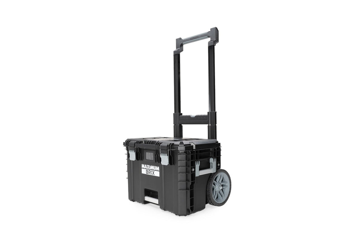 Brix Modular Portable Toolbox/Tool Storage System with Wheels, IP65, 23-in x 19-in x 33-in, 3-pc Q0W7 - product image 7