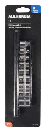 E-Torx Bit Socket Set, Chrome-Plated, 9-pc G7Y3 - product image 3