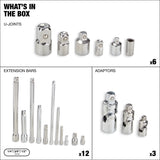 Extension Tool & Socket Accessory Set, 20-pc H6H2 - product image 2