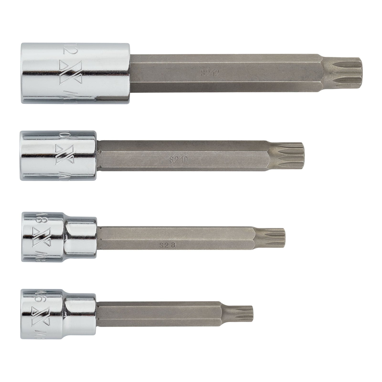 Extra Long Shank Triple Square Bit Socket Set, 4-pc Z5P7 - product image 4