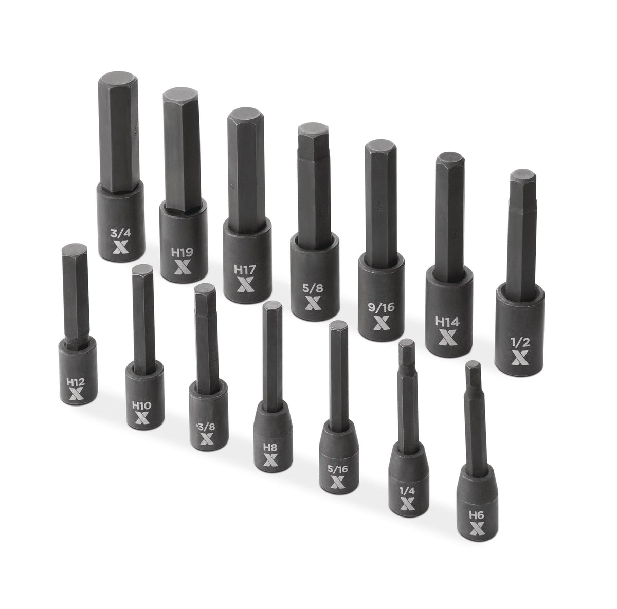 Hex Impact Socket & Bit Socket Set, 14-pc, SAE/Metric Y0J5 - product image 2