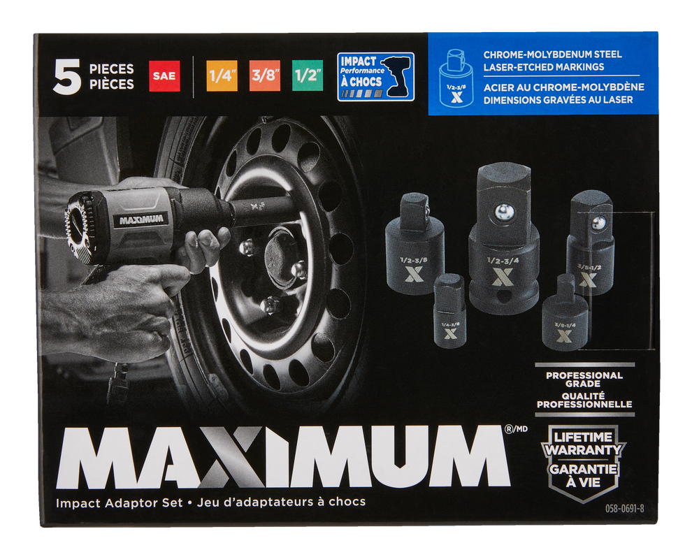 Impact Adapter Set with Case, 5-pc L9S9 - product image 4