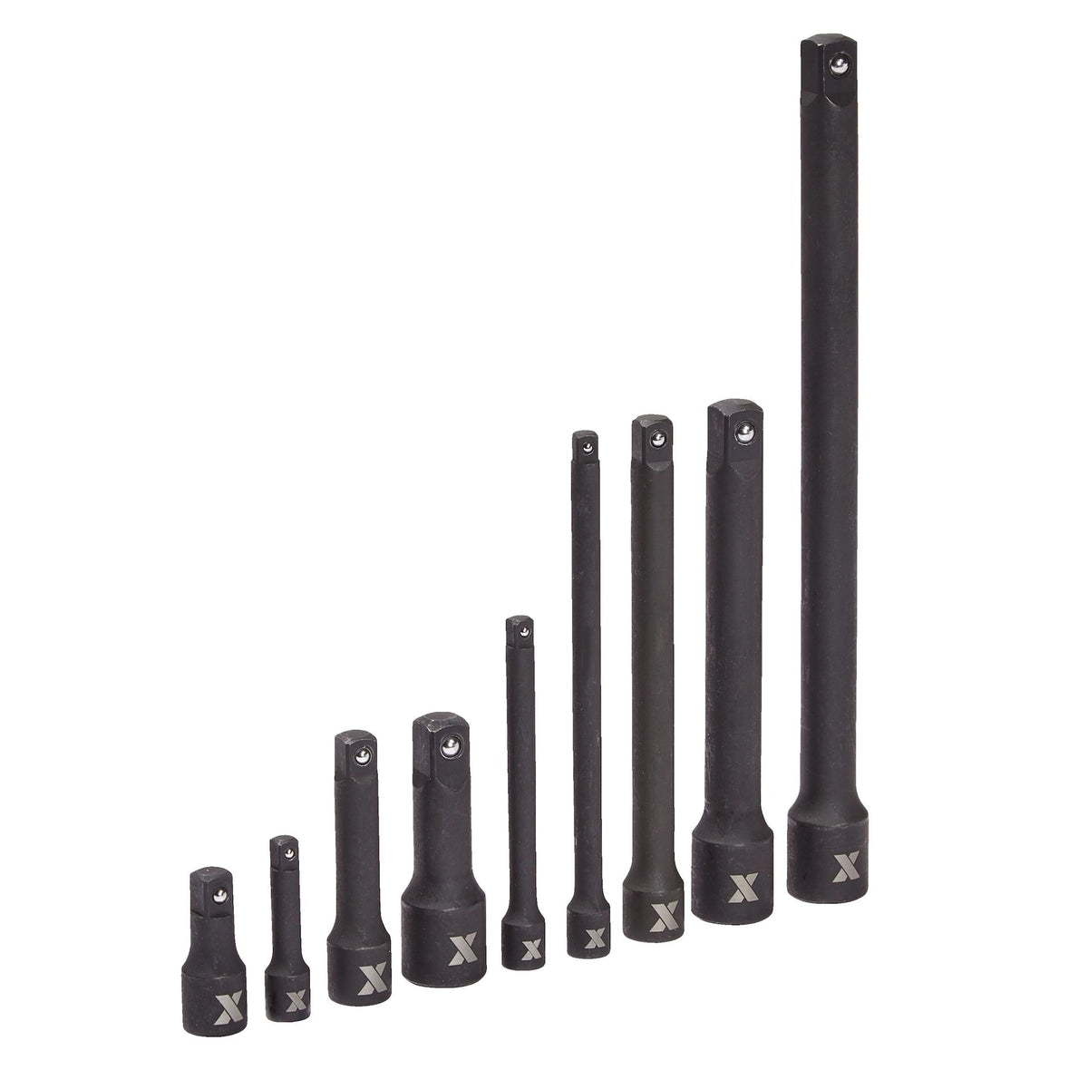 Impact Extension Bar Set, 9-pc, SAE/Metric, CRMO X5W9 - product image 2