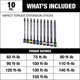 Impact Torque Extension Sticks, 10-pc P0S8 - product image 4
