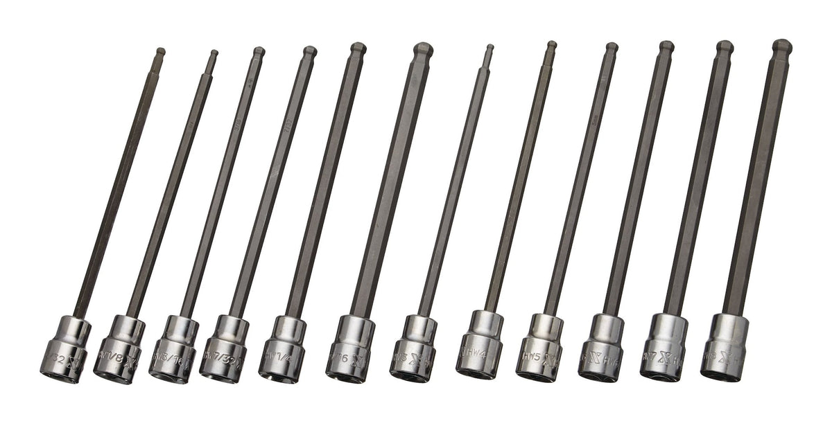 Long-Arm Ball End Bit Socket Set, 3/8-in, 12-pc U9J9 - product image 5