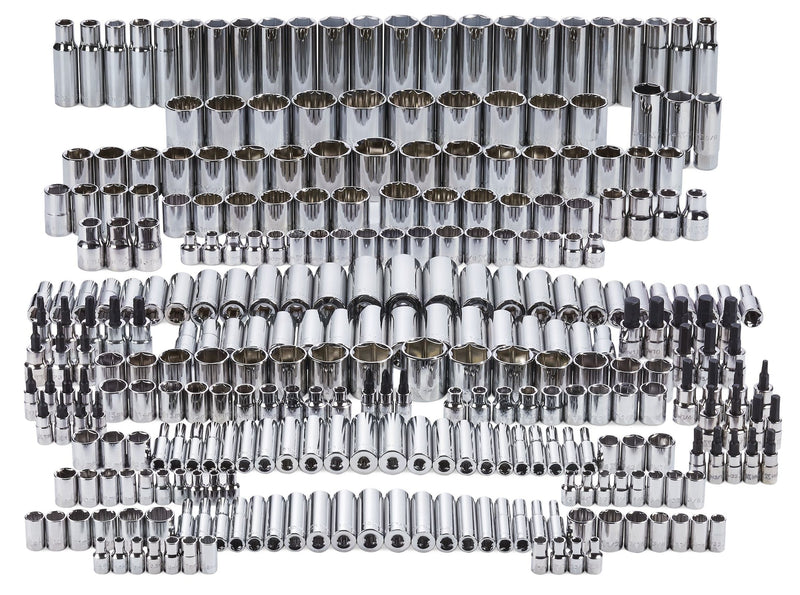 Master Socket Set, 300-pc, CRV, Nickel-Chrome Plating M8U5