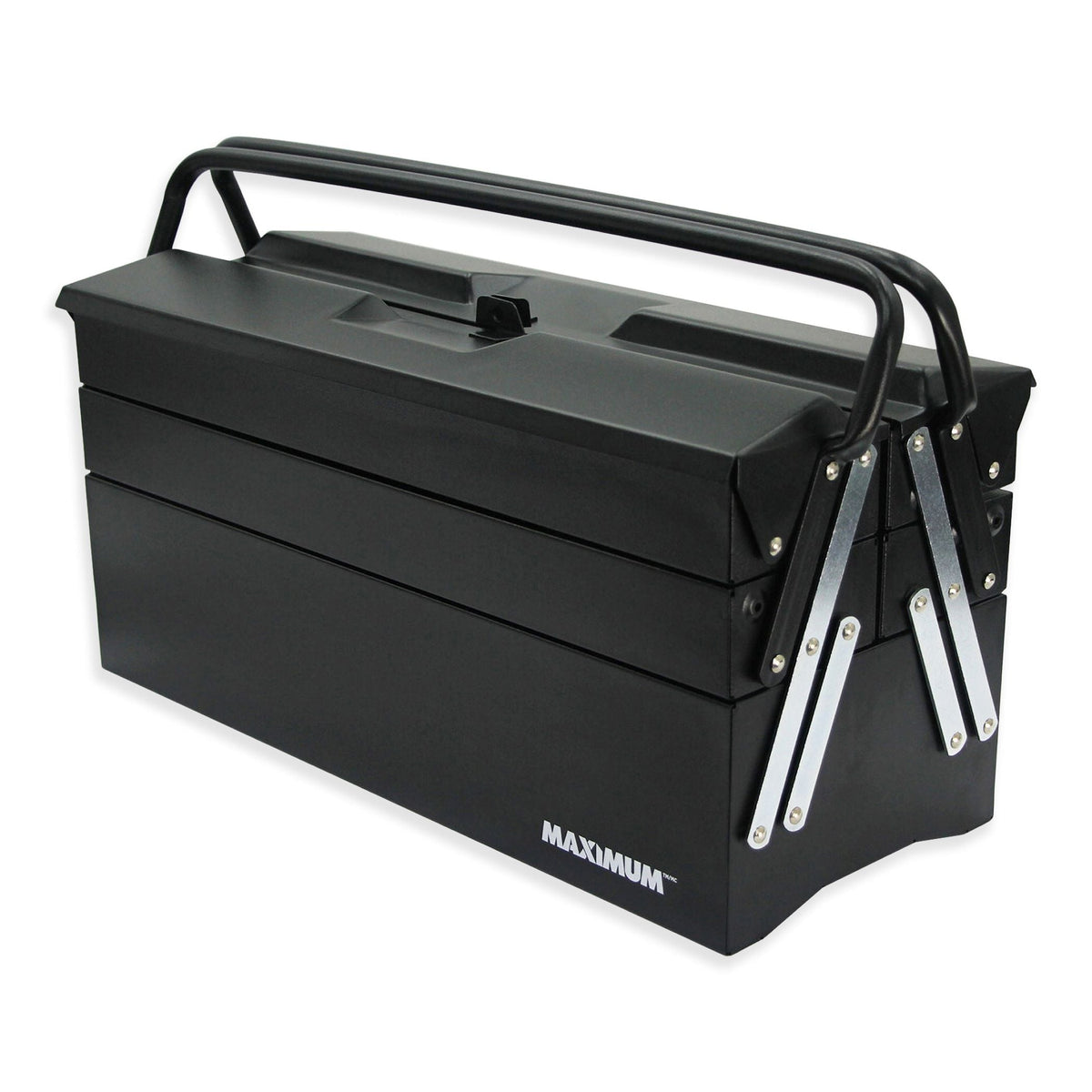 Portable 5-Tray Cantilever Tool Box, Black, 21-in C4U6 - product image 1