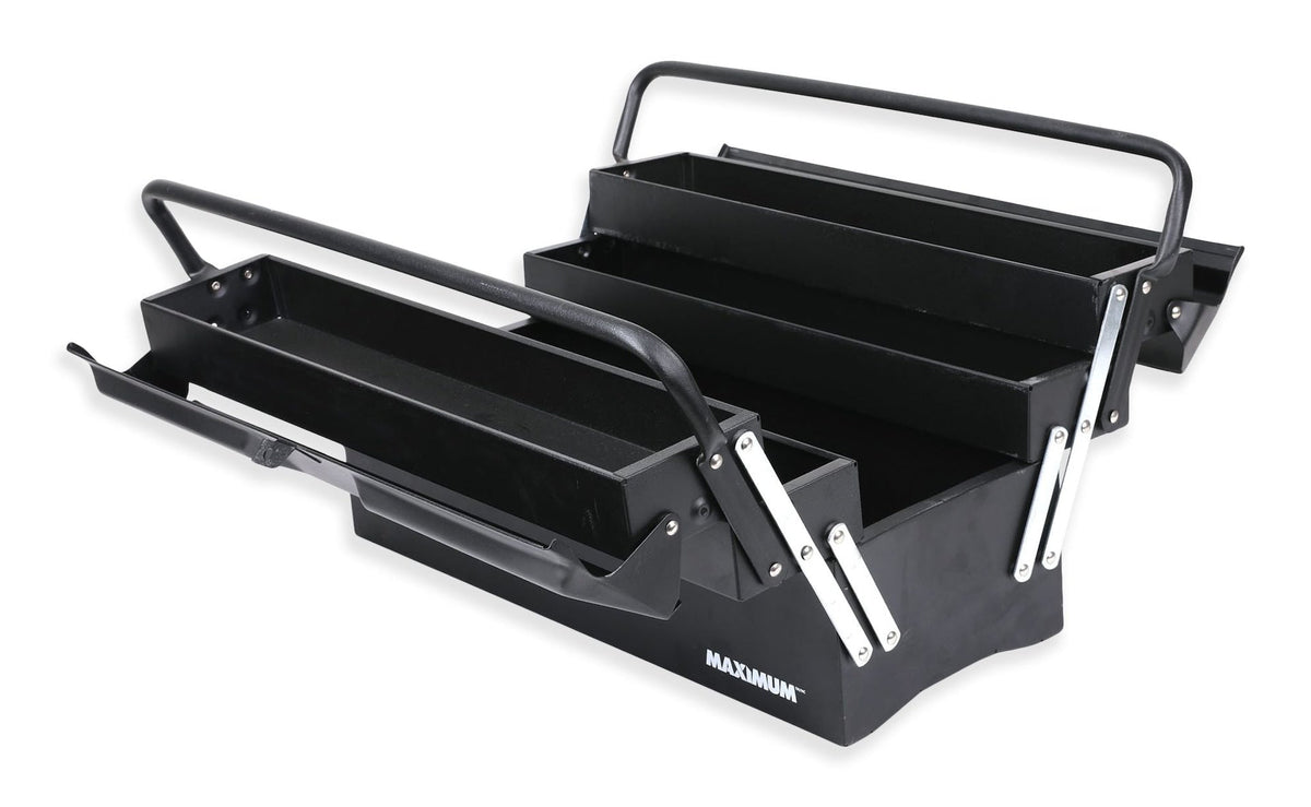 Portable 5-Tray Cantilever Tool Box, Black, 21-in C4U6 - product image 3
