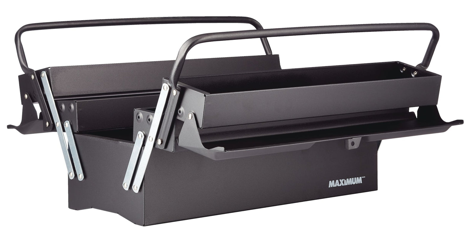 Portable 5-Tray Cantilever Tool Box, Black, 21-in C4U6 - product image 4