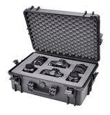 Portable IP67 Waterproof Case/Tool Box with Foam Layers, Black, Large, 22-in K7E5 - product image 3