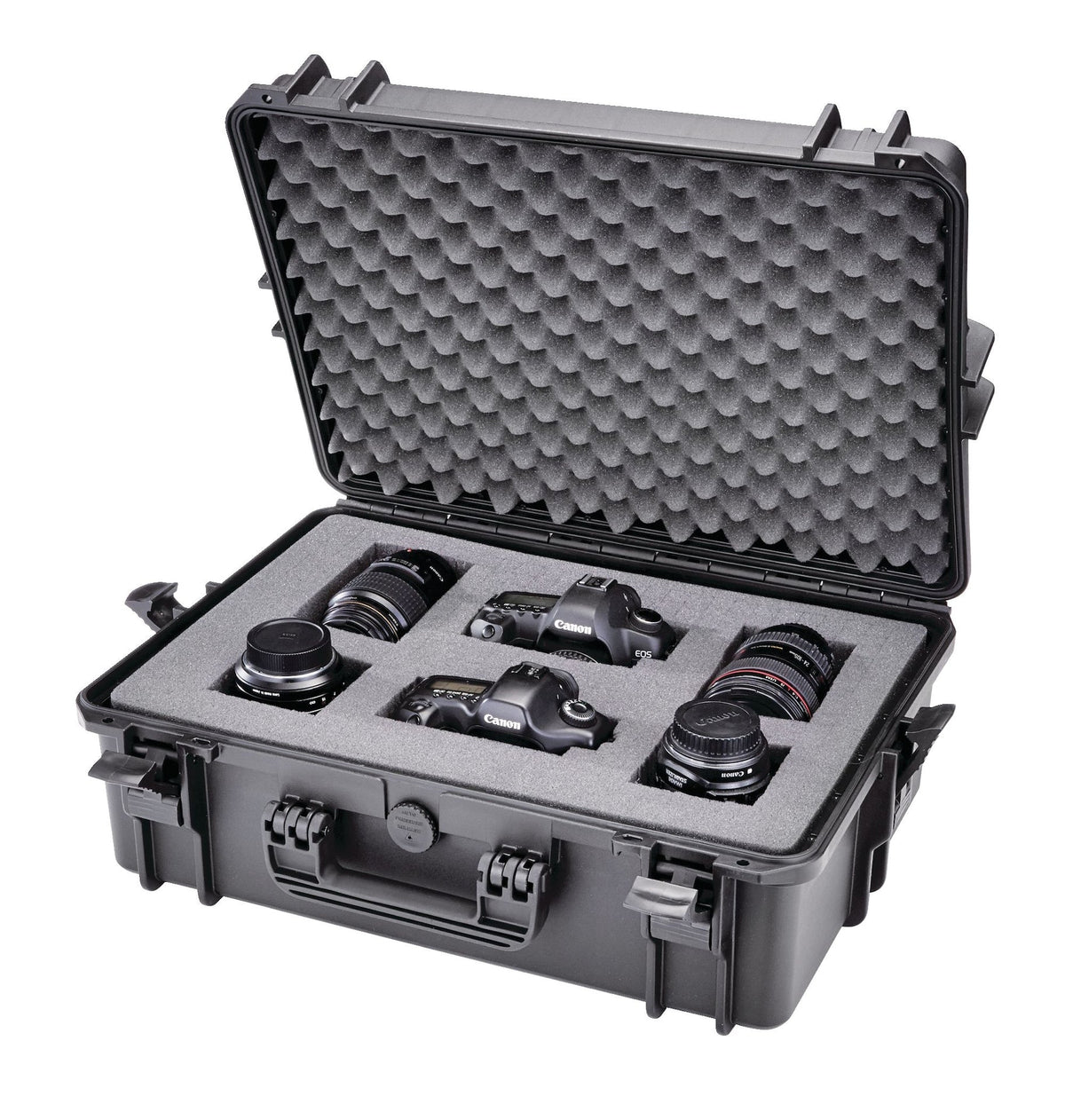 Portable IP67 Waterproof Case/Tool Box with Foam Layers, Black, Large, 22-in G7Q4 - product image 3