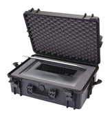 Portable IP67 Waterproof Case/Tool Box with Foam Layers, Black, Large, 22-in K7E5 - product image 7