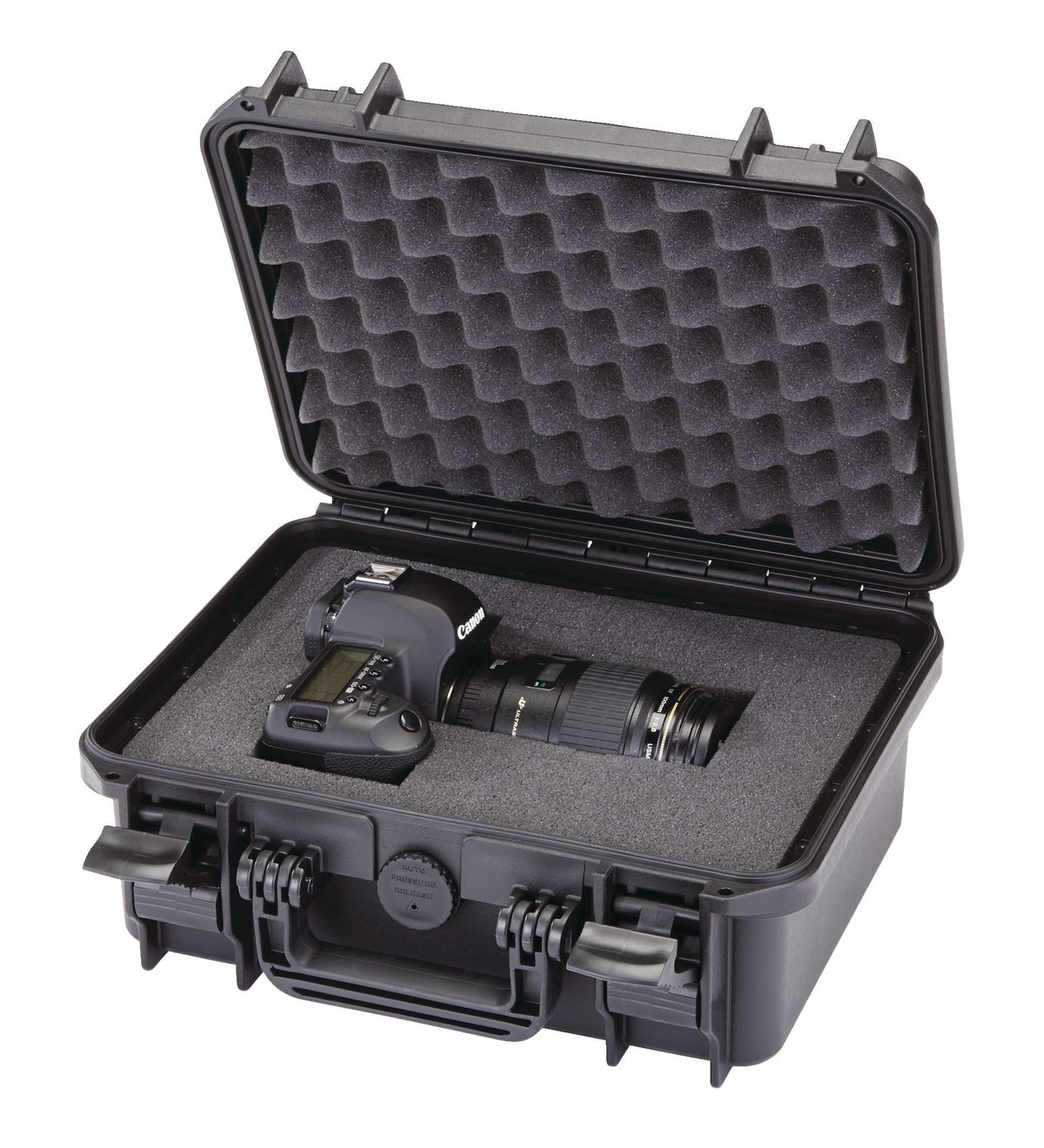 Portable IP67 Waterproof Storage Case with Foam Layers, Small, Black Y6O0 - product image 3