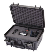 Portable IP67 Waterproof Storage Case with Foam Layers, Small, Black Y6O0 - product image 4