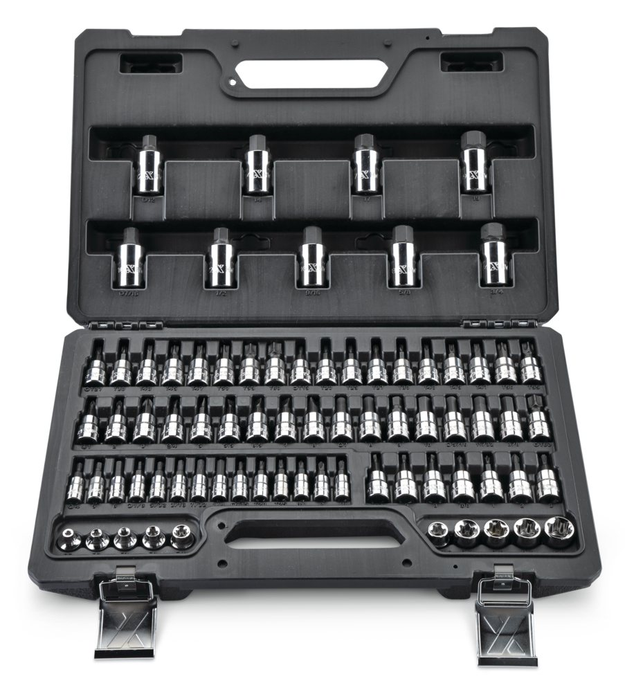 Professional Grade Bit Socket Set, 75-pc Z8K4 - product image 1
