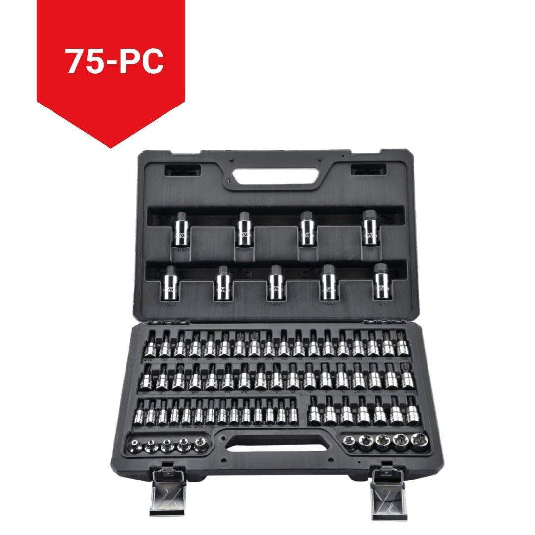 Professional Grade Bit Socket Set, 75-pc Z8K4 - product image 7