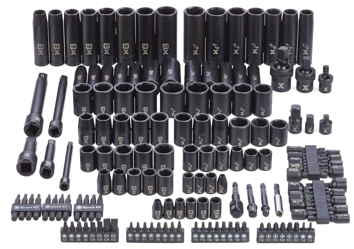 Professional Grade Impact Socket Set, 150-pc, SAE / Metric, CRMO M1E2 - product image 6
