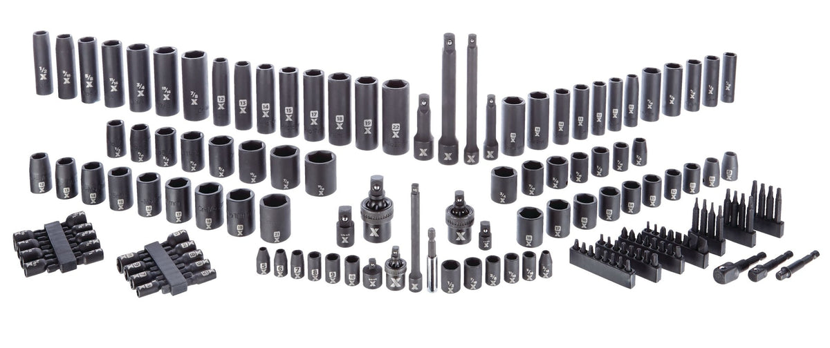 Professional Grade Impact Socket Set, 150-pc, SAE / Metric, CRMO R2H6 - product image 7