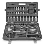 Professional Grade Socket Set, 224-pc, CRV, Nickel-Chrome Plating K3B1 - product image 1