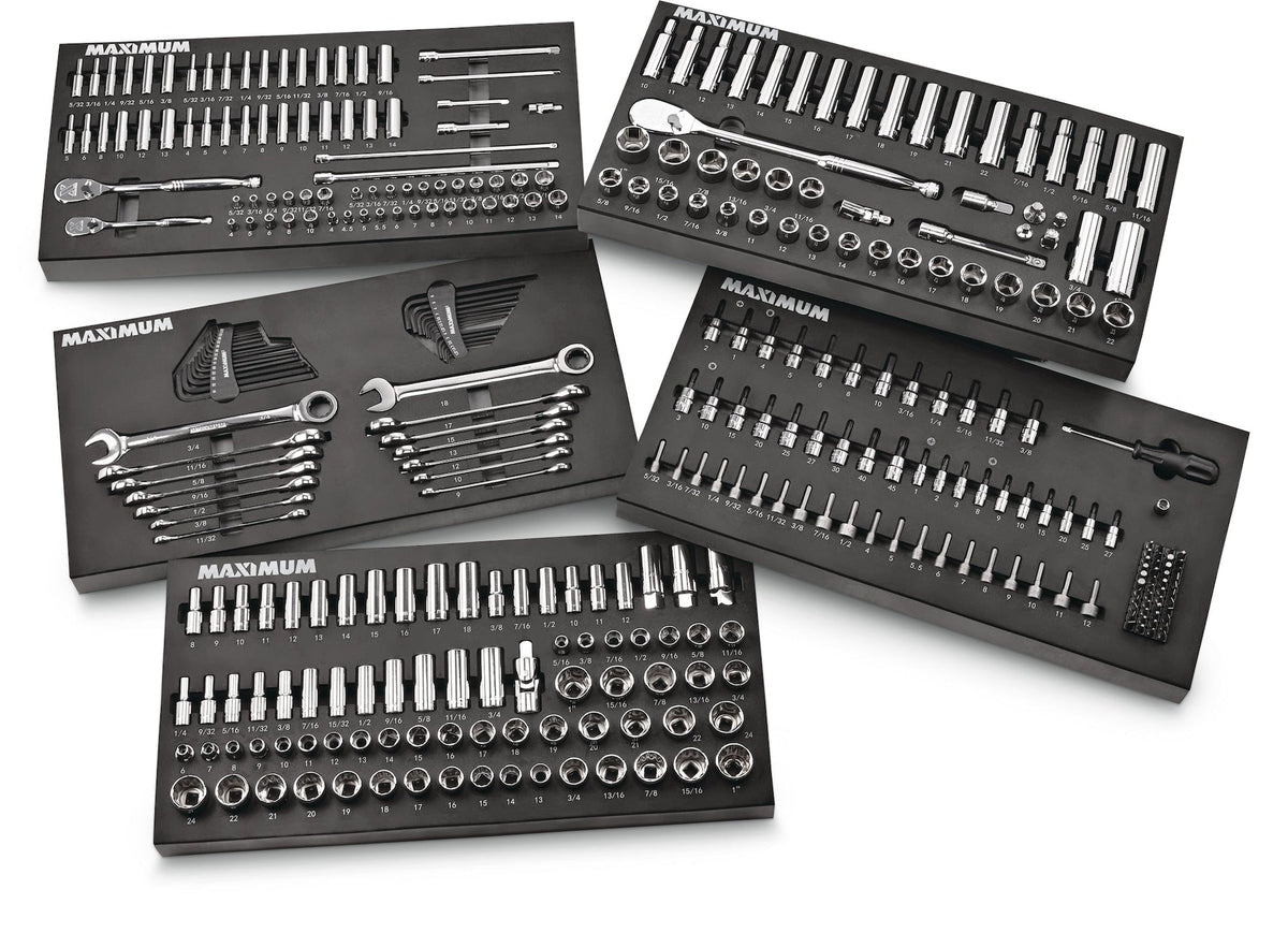 Professional Grade Socket Set, 346-pc, CRV, Nickel-Chrome Plating H7A8 - product image 1