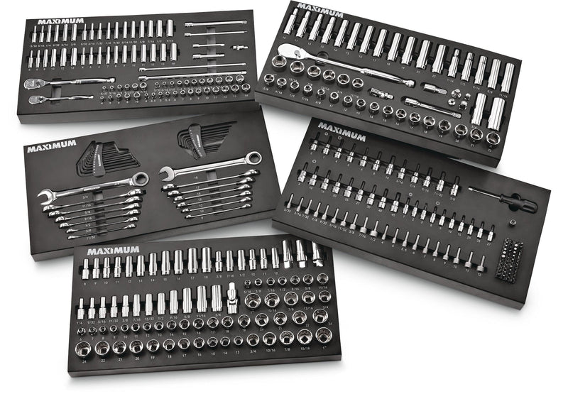 Professional Grade Socket Set, 346-pc, CRV, Nickel-Chrome Plating H7A8
