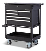 Rolling Mechanics Tool Cart with 5 Drawers, Black, 30-in V9F1 - product image 1