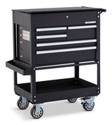Rolling Mechanics Tool Cart with 5 Drawers, Black, 30-in V9F1 - product image 4