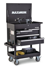 Rolling Mechanics Tool Cart with 5 Drawers, Black, 30-in V9F1 - product image 7