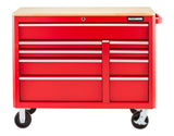 Tool Storage Cabinet, Built-In Power Bar with USB, 9-Drawer, 47-in, Red P2O6 - product image 2