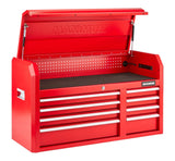Tool Storage Chest, 8-Drawer, Built-In Power Bar with USB, 47-in, Red E4W5 - product image 1