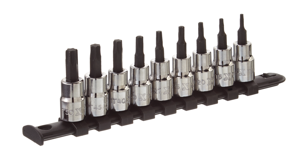 Torx Bit Socket Set, Heat Treated, 9-pc L3K7 - product image 1