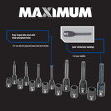 Torx & E-Torx Impact Bit Socket Set, 14-pc, SAE/Metric V3I8 - product image 2