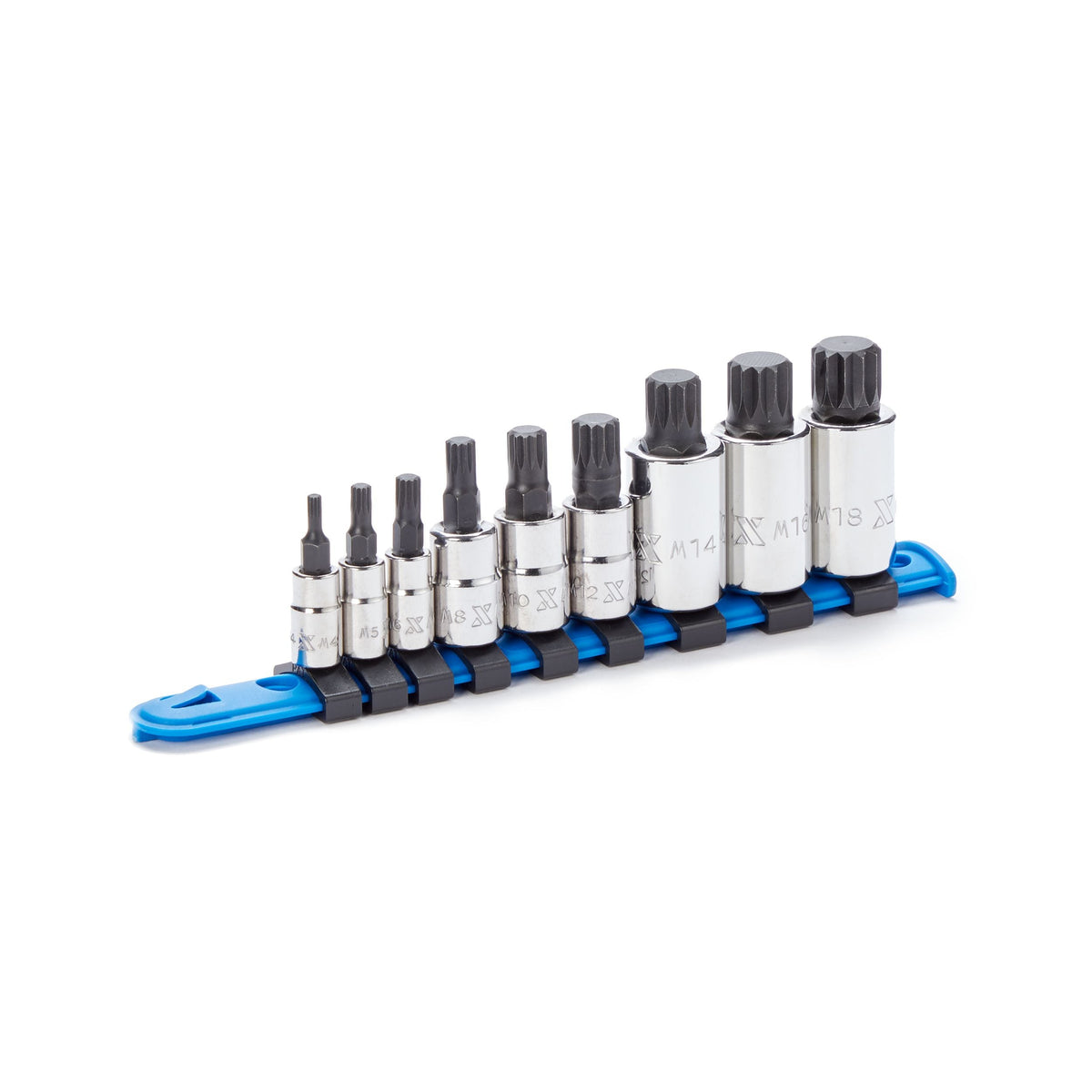 Triple Square Socket Set, Polished Nickel Plating, 9-pc O8R6 - product image 1