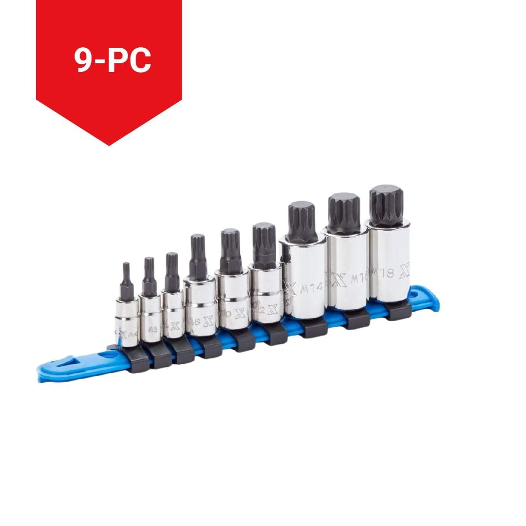 Triple Square Socket Set, Polished Nickel Plating, 9-pc O8R6 - product image 4