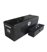 Truck Chest Box with Portable Tool Box, Black, 35.5-in X3M8 - product image 2