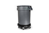 Universal Commercial Heavy-Duty Resin Garbage Can Dolly, Black H1C7 - product image 4
