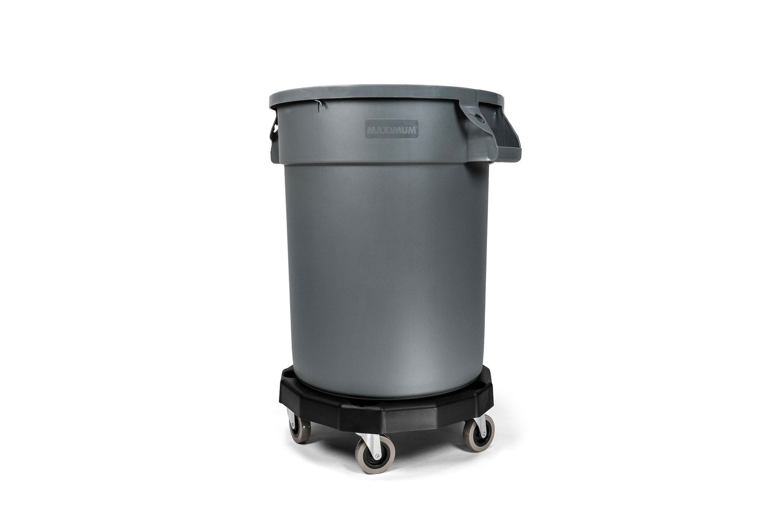 Universal Commercial Heavy-Duty Resin Garbage Can Dolly, Black H1C7 - product image 4