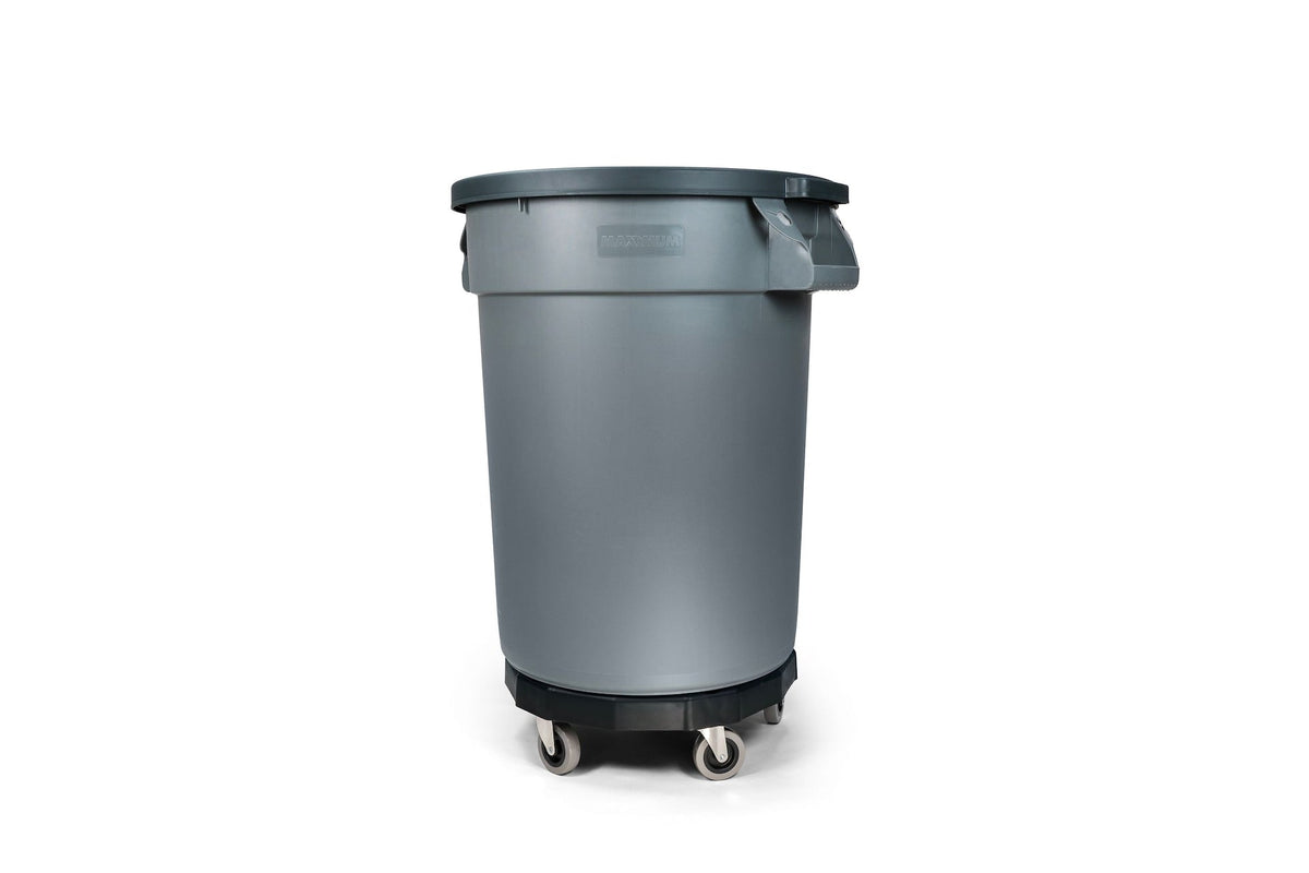 Universal Commercial Heavy-Duty Resin Garbage Can Dolly, Black H1C7 - product image 6