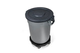 Universal Commercial Heavy-Duty Resin Garbage Can Dolly, Black H1C7 - product image 8
