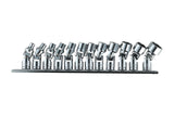 Universal Socket Set, 1/4-in, 12-pc T9J2 - product image 1