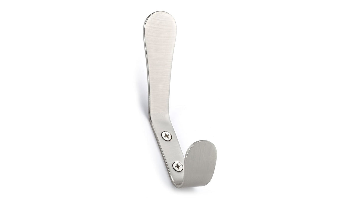 Utility Double Hook, Brushed Nickel E2K2 - product image 1