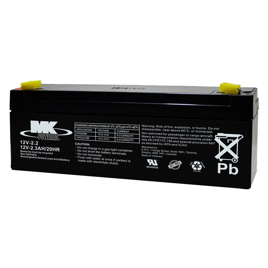 Battery 12-Volt 2.3 Ah SLA Battery, F1 Terminal I6C9 - product image 3