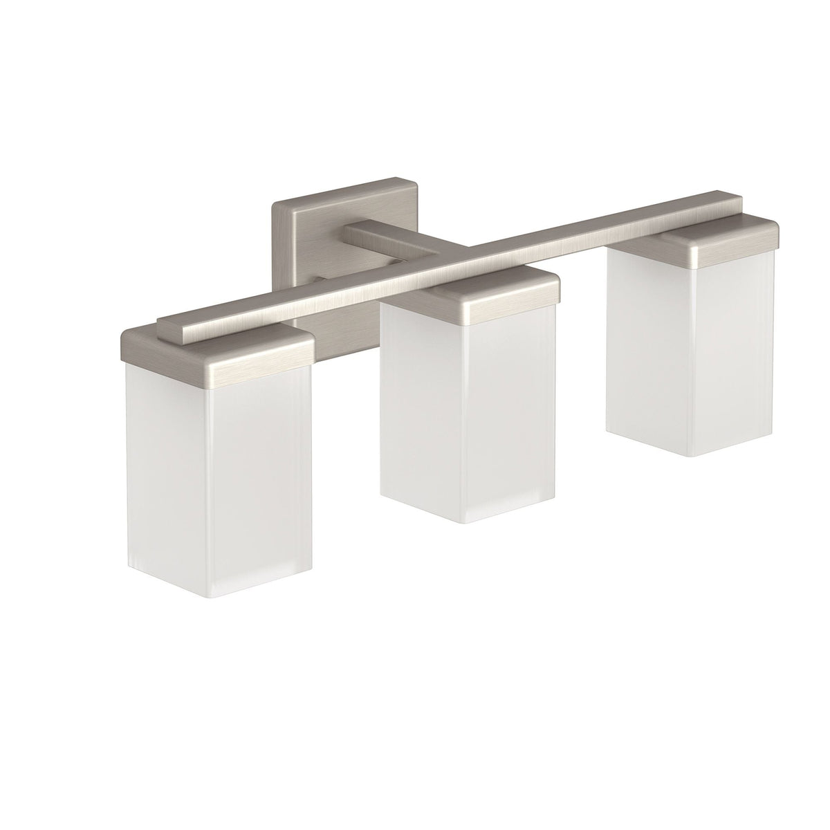 90-Degree Vanity Lighting Fixture, Brushed Nickel, 3-L C7O2 - product image 1