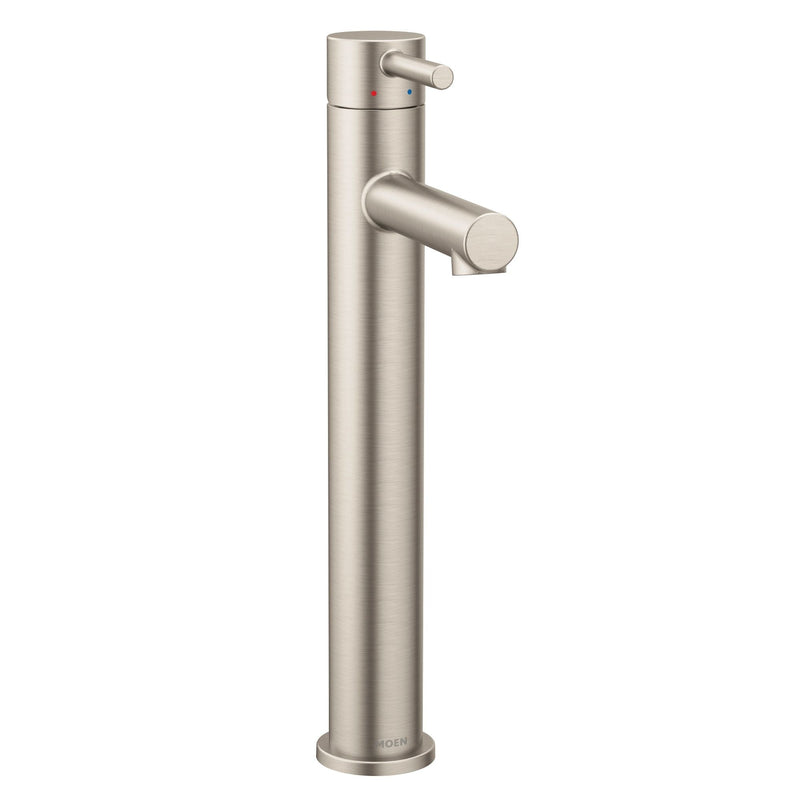 Align Single Handle High Arc Single Hole Bathroom Sink Faucet, WaterSense Certified, Brushed Nickel U5I9