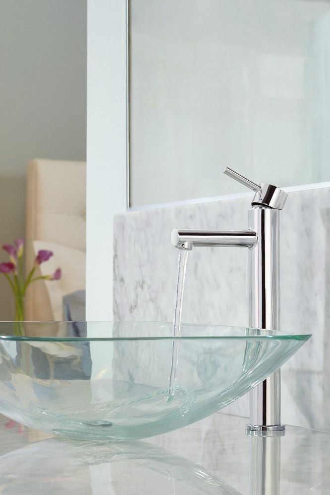 Align Single Handle High Arc Single Hole Bathroom Sink Faucet, WaterSense Certified, Brushed Nickel U5I9 - product image 3