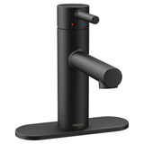 Align Single Handle Single Hole Bathroom Sink Faucet, Matte Black T0I9 - product image 2