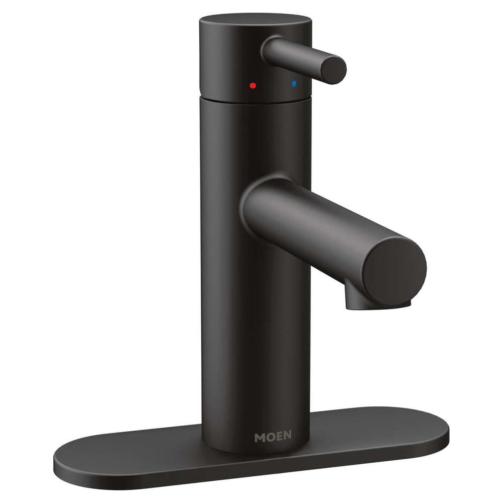Align Single Handle Single Hole Bathroom Sink Faucet, Matte Black T0I9 - product image 2